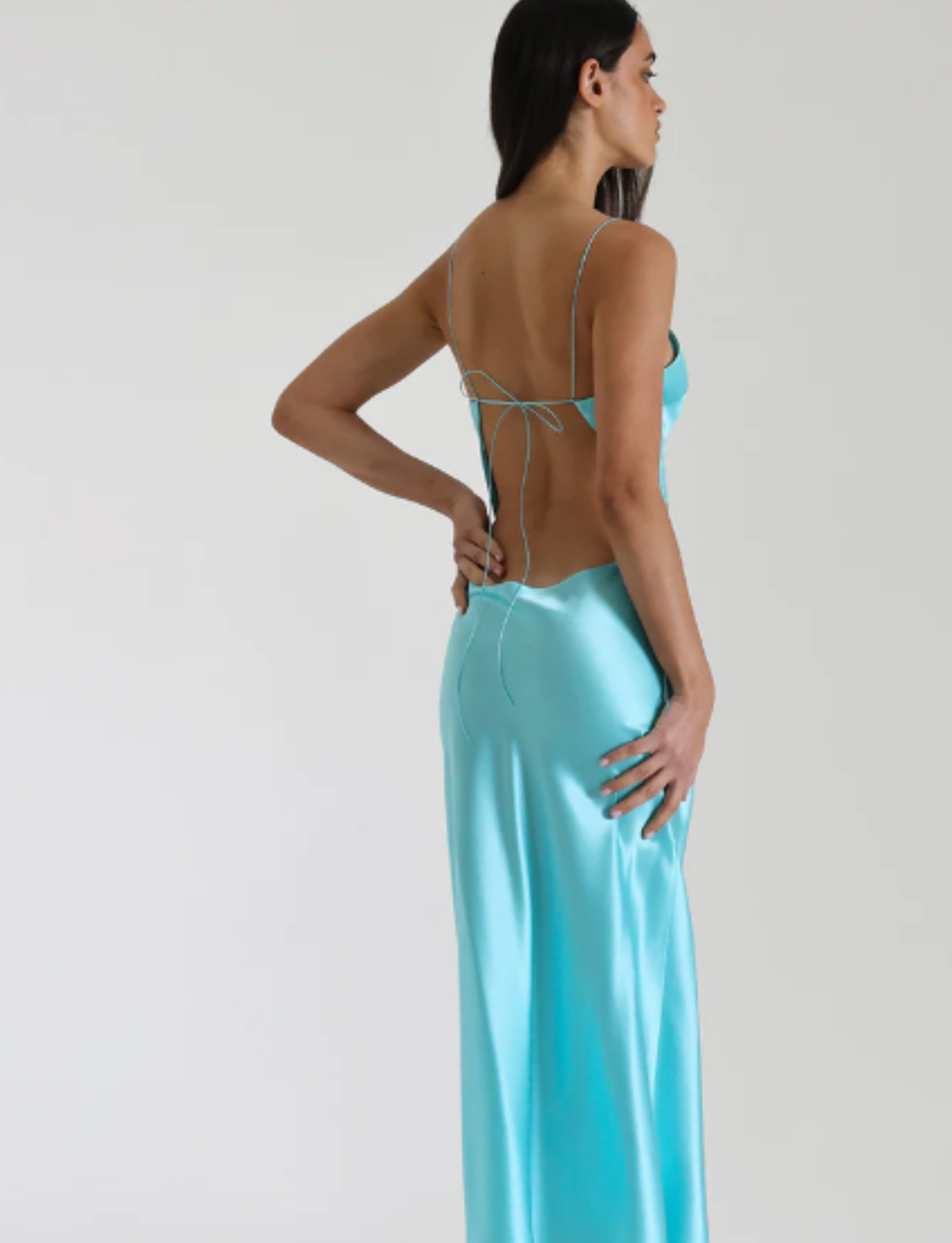 Iris Gown | Turquoise image 5