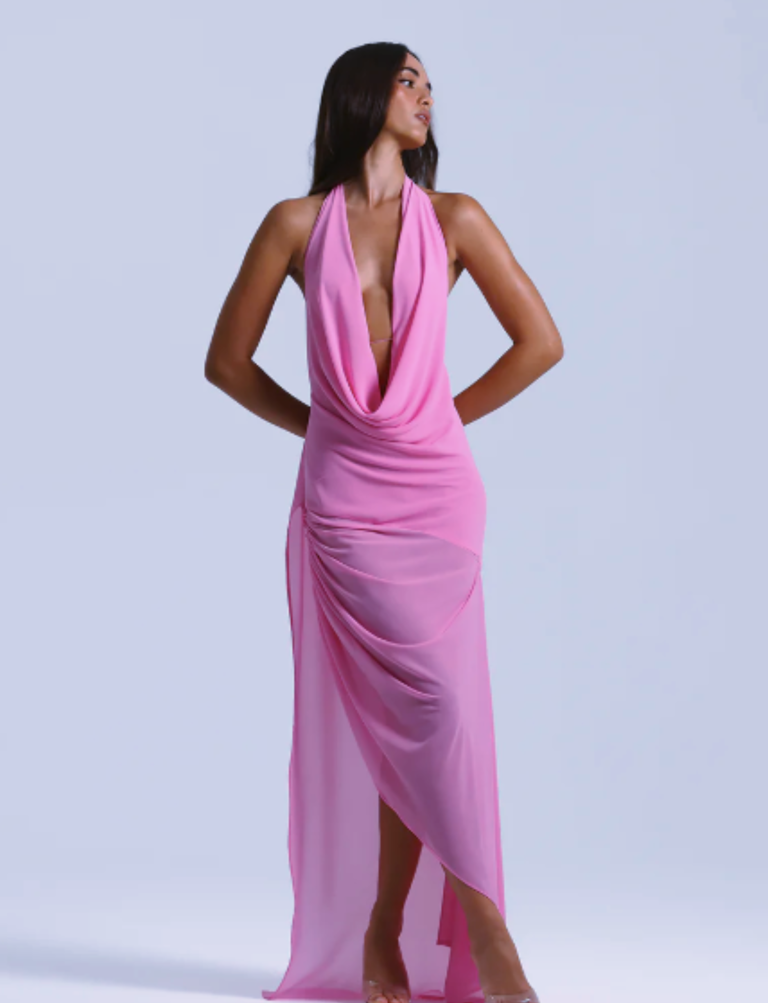 Anastasia Dress | Baby Pink image 3