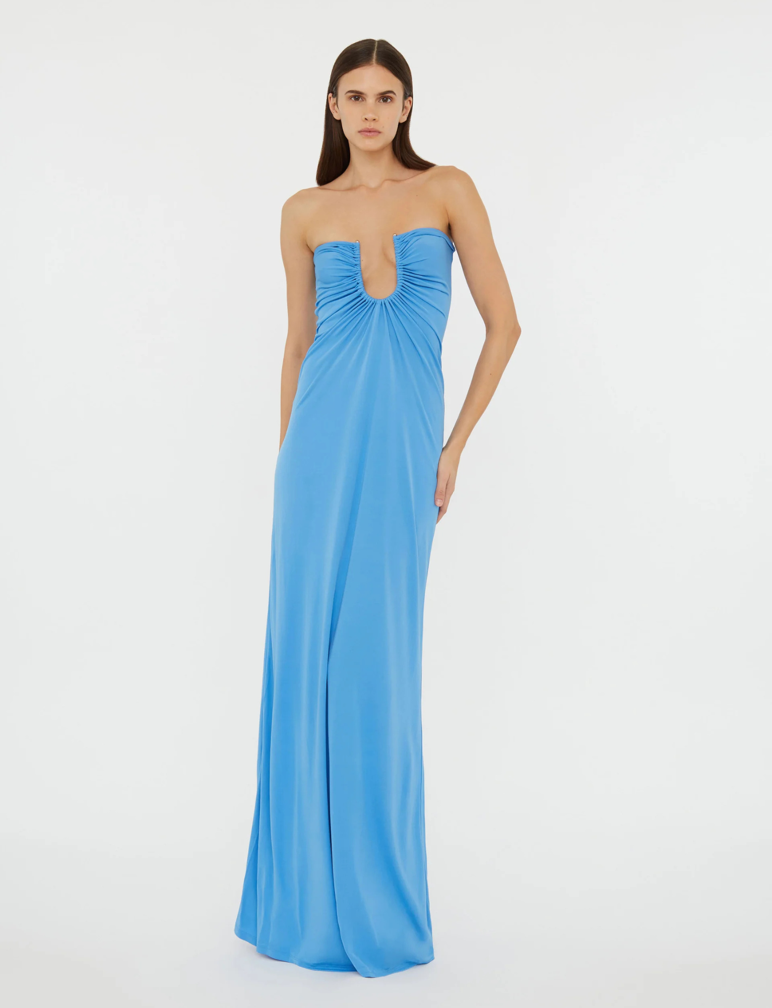 Arced Palm Maxi | Boston Blue image 7