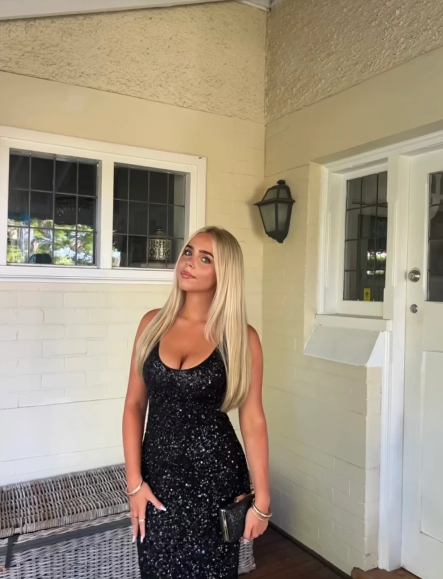 Jahnvi Maxi | Black Sequin image 6