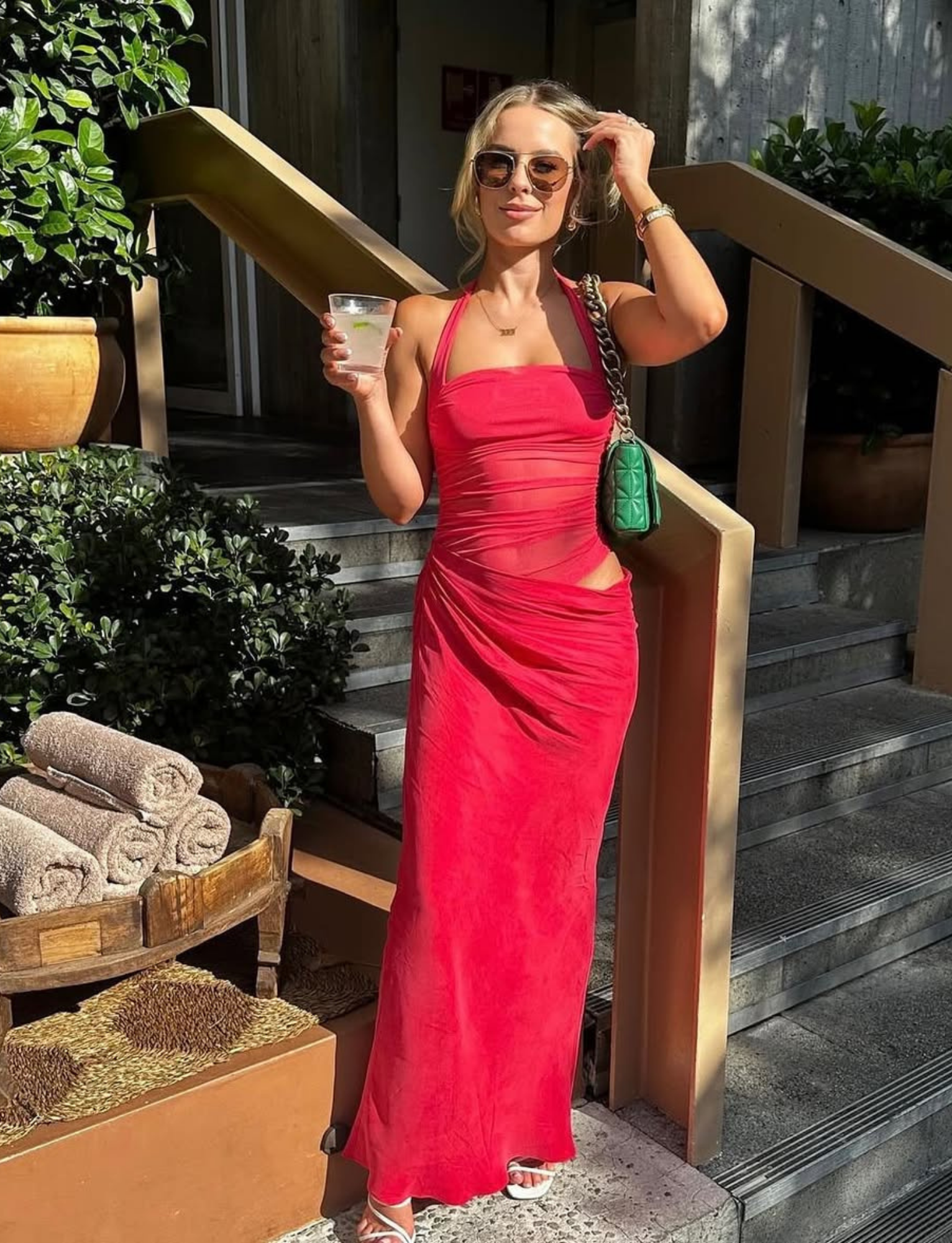 Gina Halter Maxi | Watermelon image 1