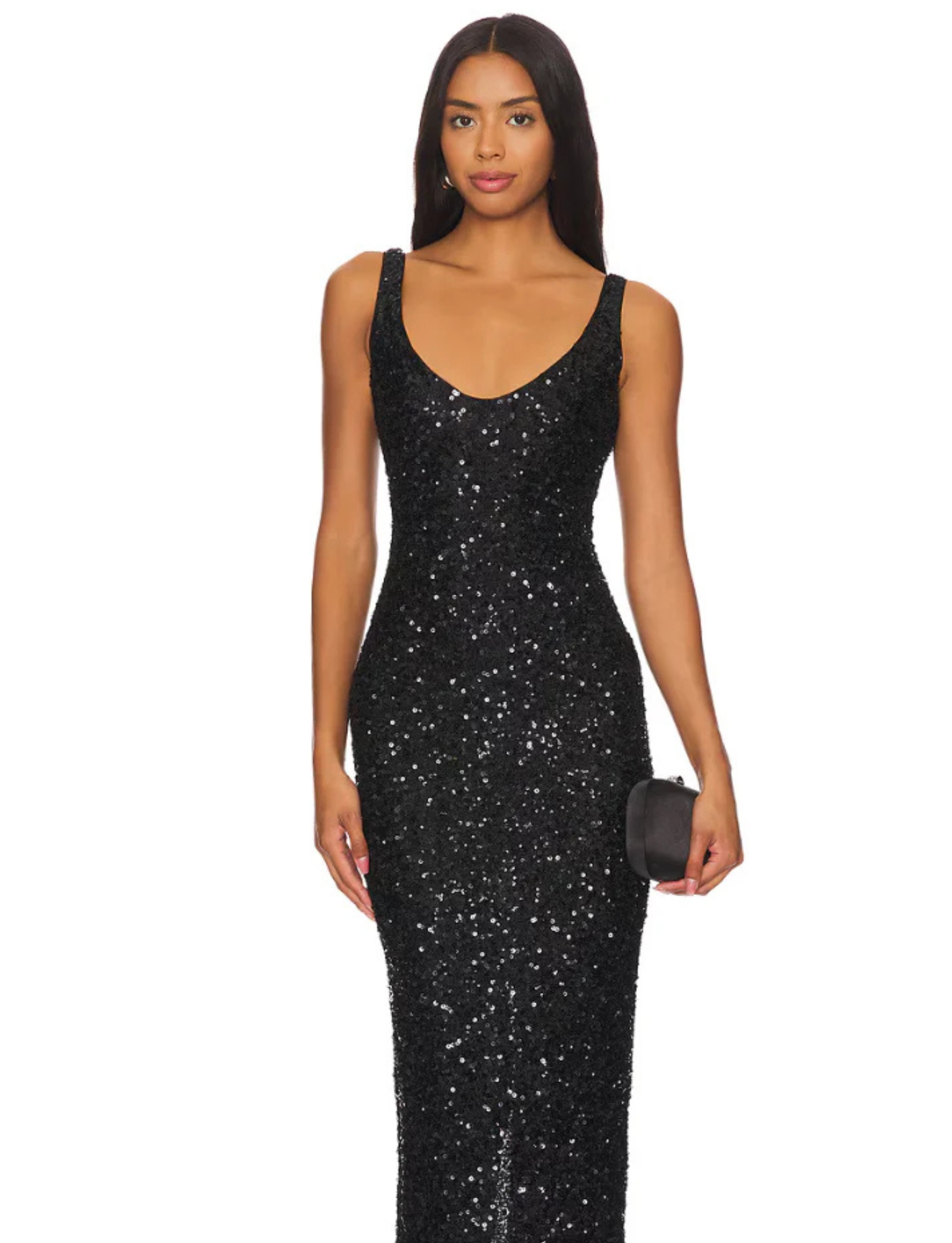 Jahnvi Maxi | Black Sequin image 9