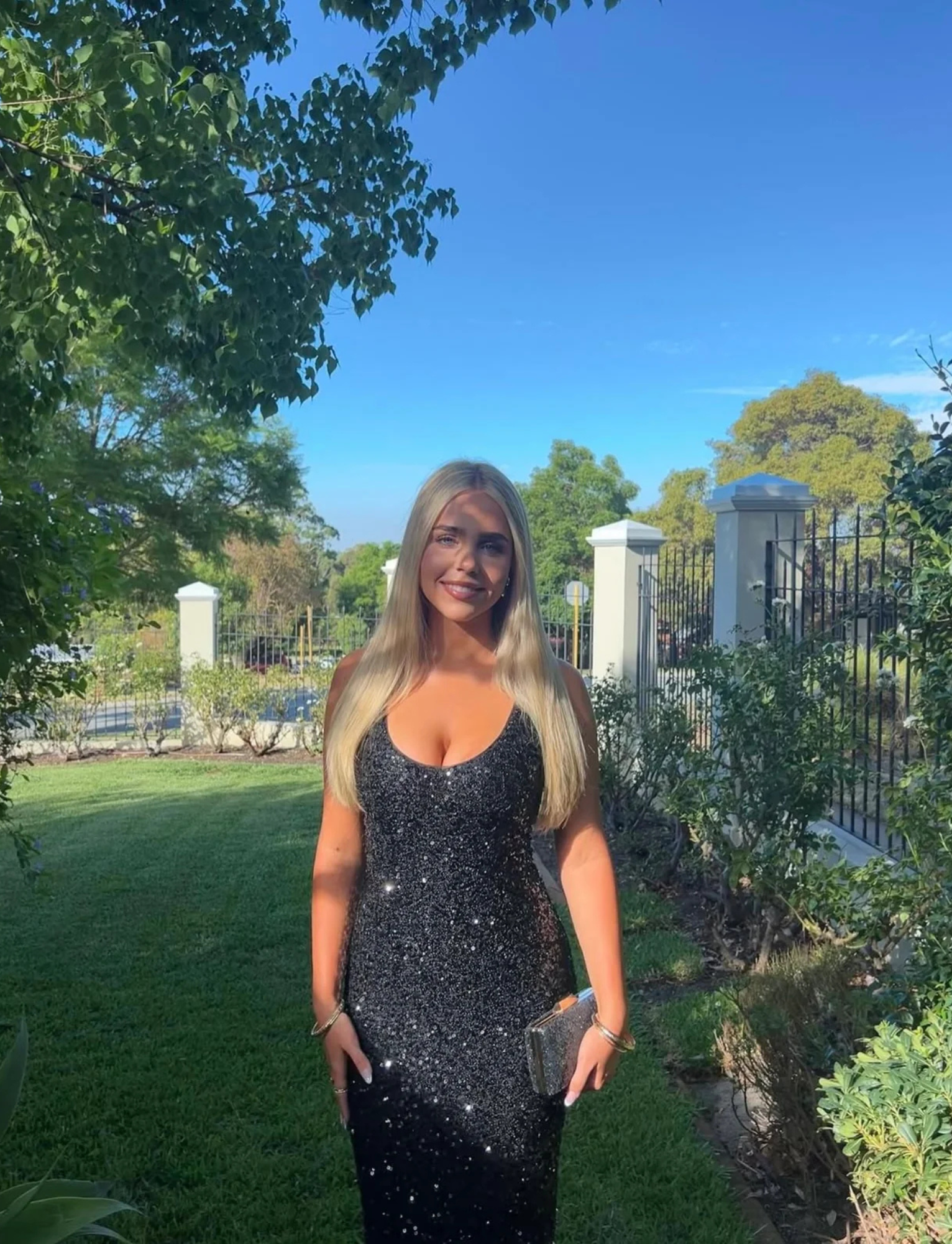 Jahnvi Maxi | Black Sequin image 5