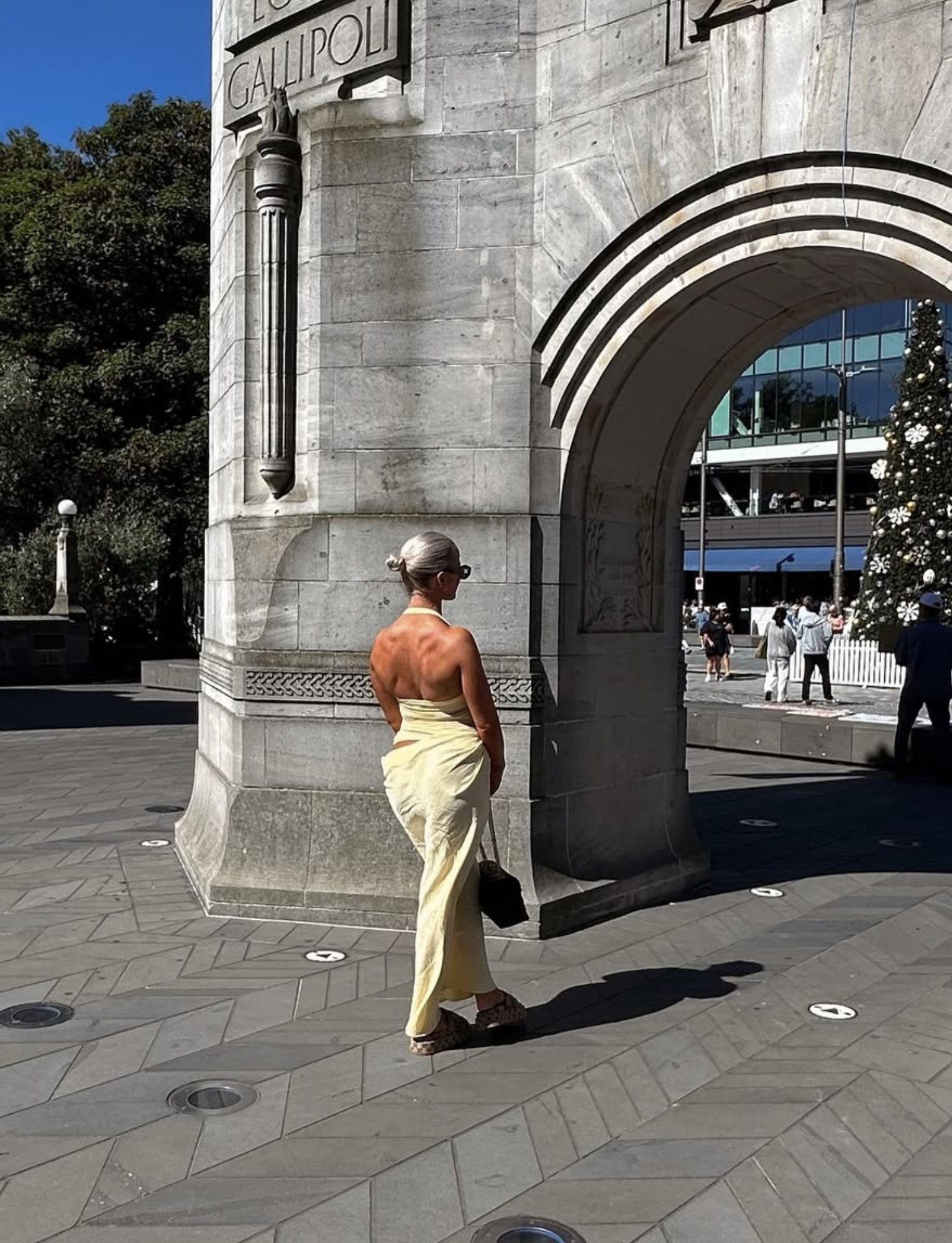 Gina Halter Maxi | Butter image 2
