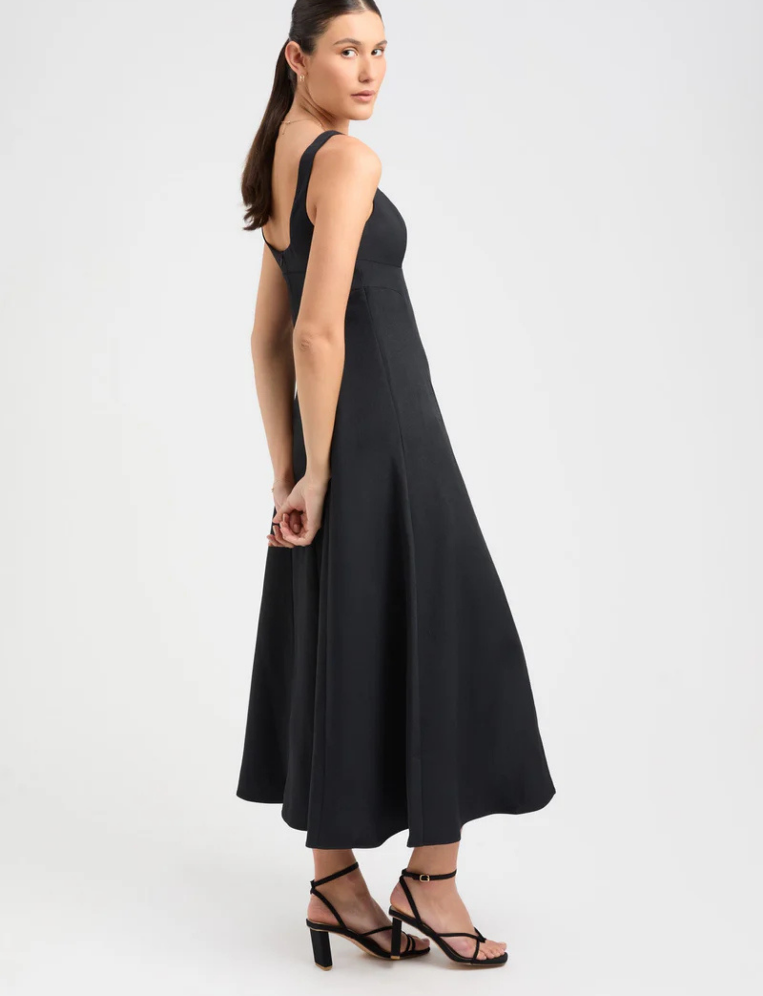 Ariel Bodice Midi | Black image 2