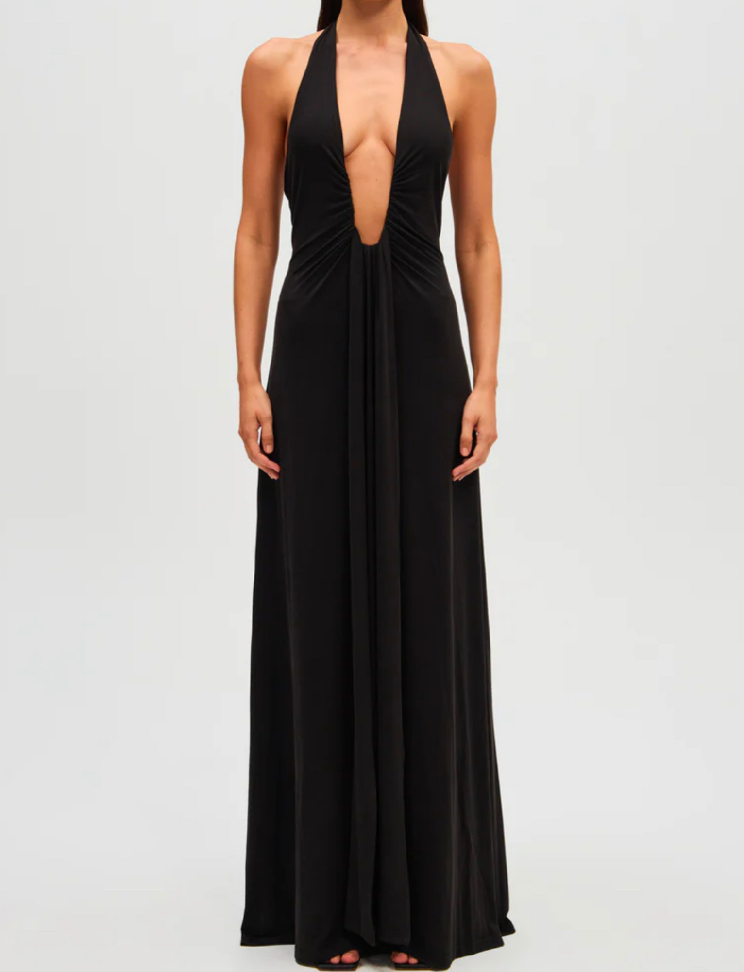 Jennifer Cupro Maxi | Black image 7
