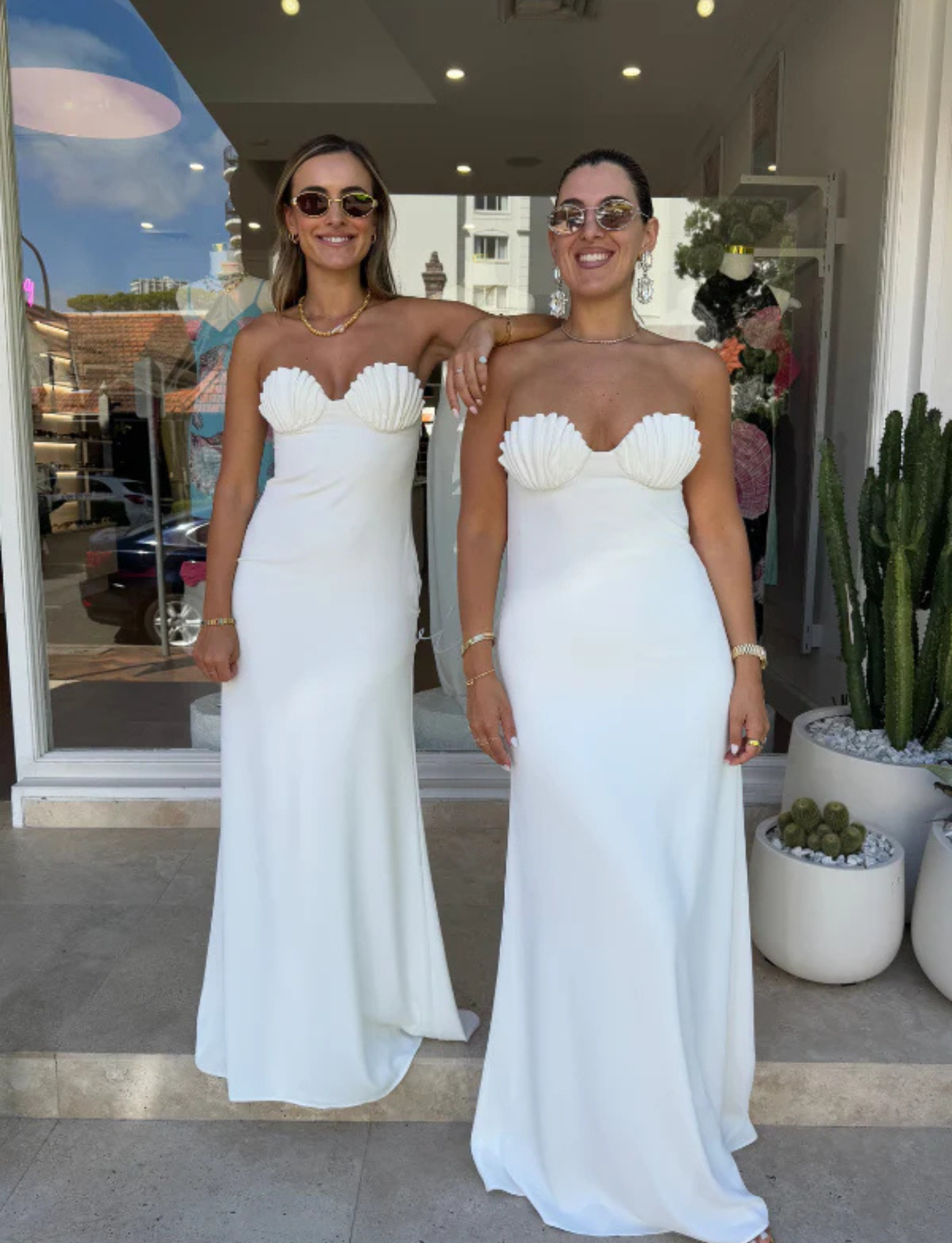 Chelle Maxi | Crisp White image 1
