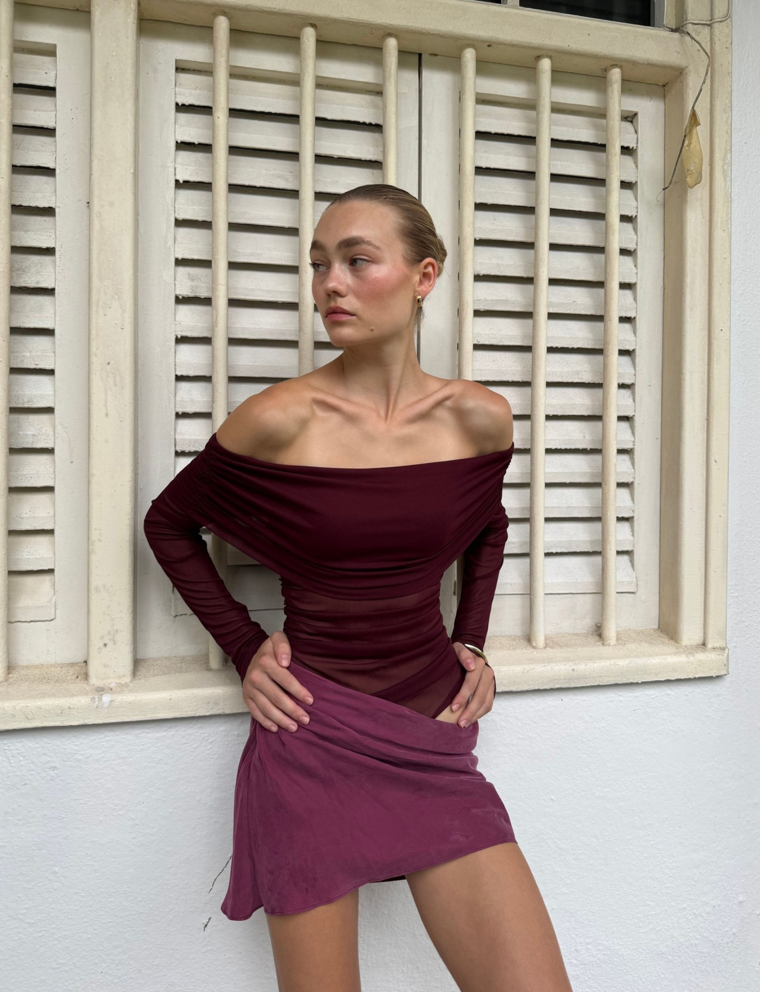 Luca Mini | Burgundy image 6