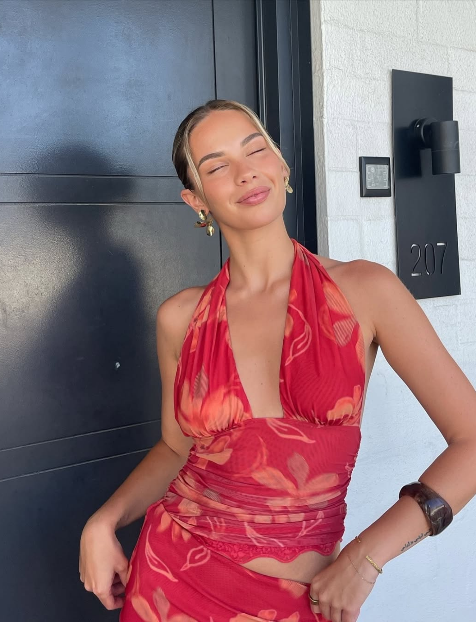 Penelope Maxi | Hibiscus image 1