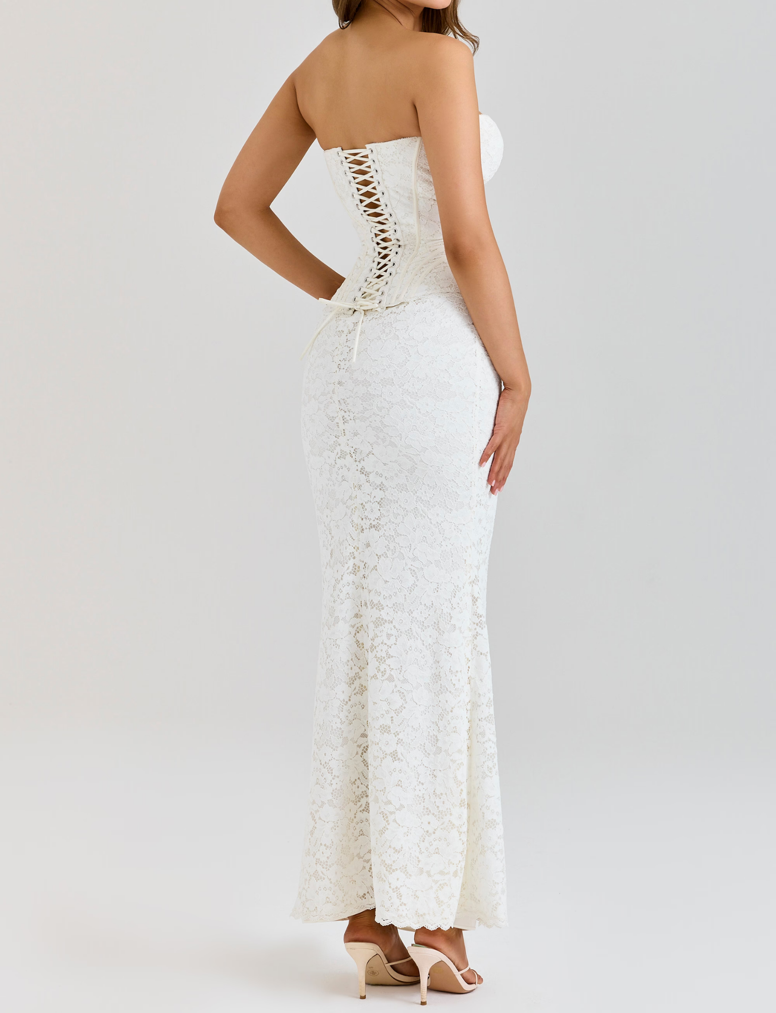 Solaine Corset Maxi | Ivory image 4