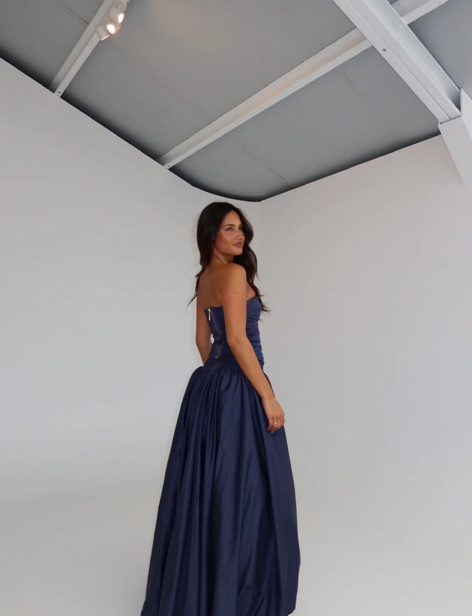 Violette Bubblehem Skirt and Sunbeam Corset | Slate image 1