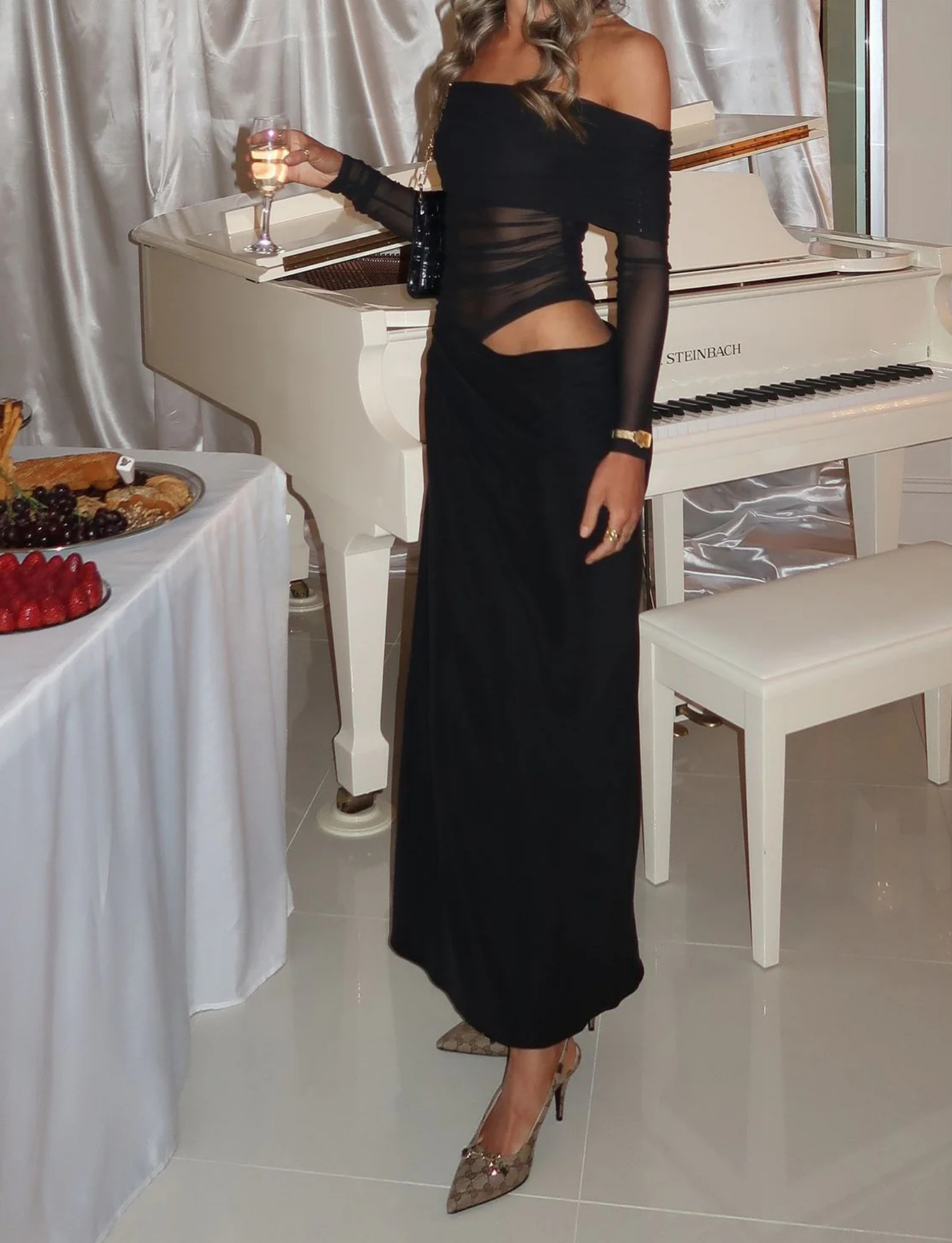 Yasmin Maxi | Black image 3