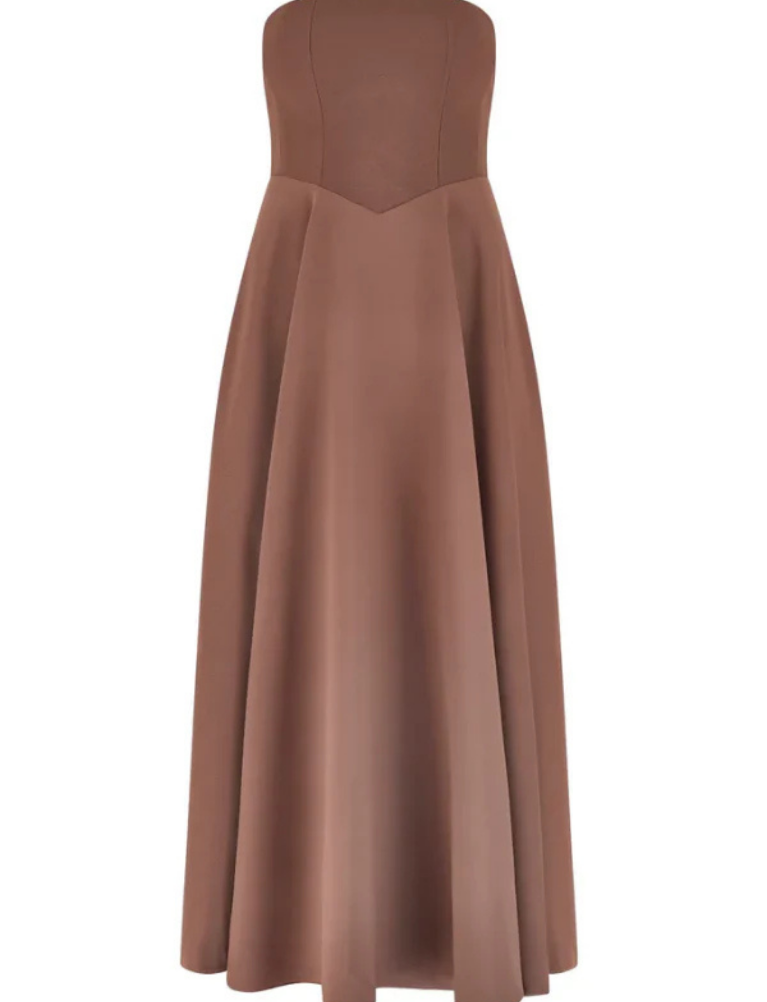 Ultimate Muse Strapless Midi | Brown image 3