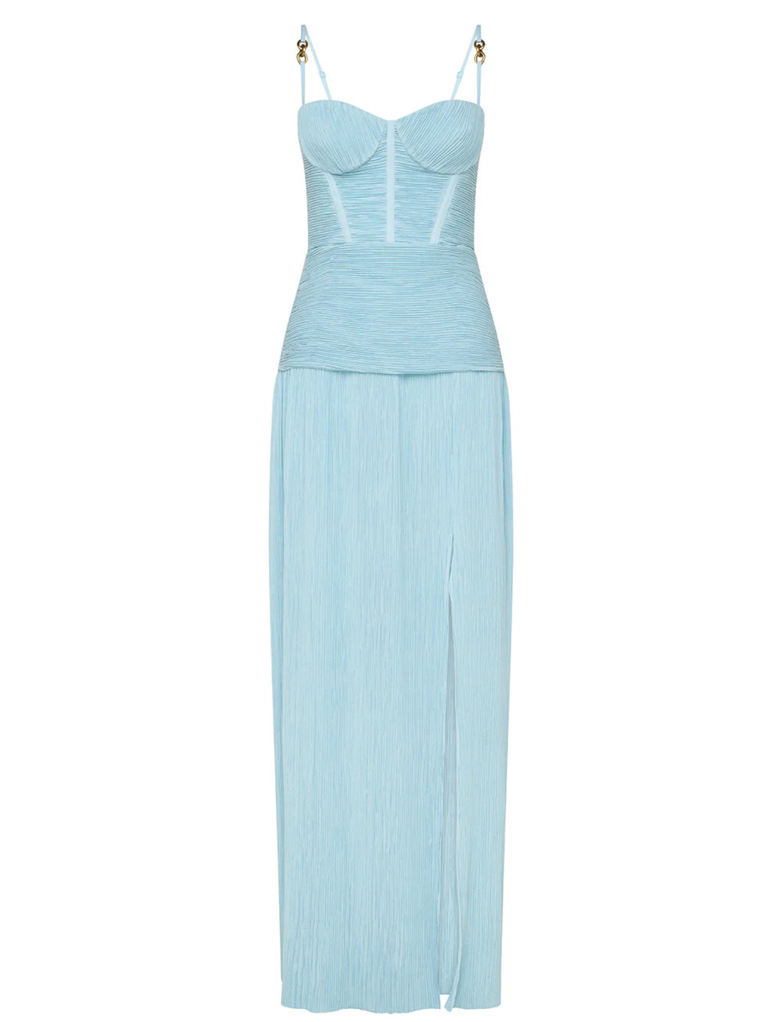 Double Time Pleat Maxi | Aqua Spritz image 5