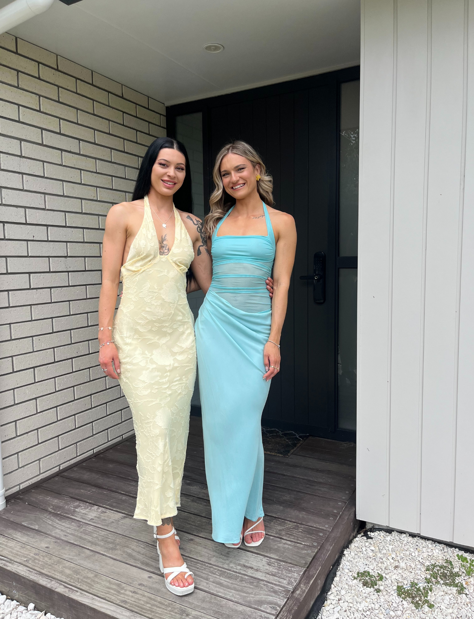 Gina Halter Maxi | Aquamarine image 3
