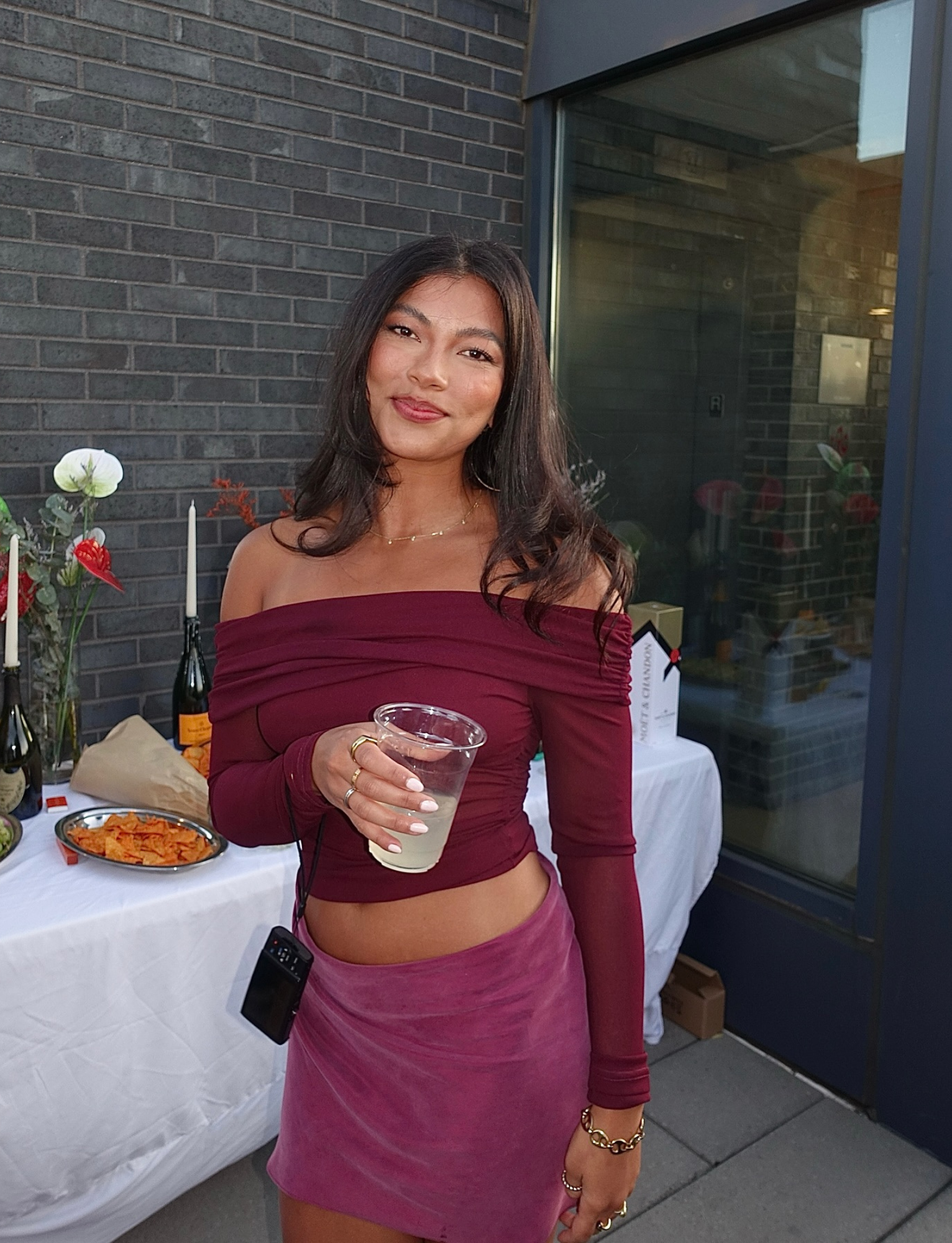 Luca Mini | Burgundy image 0