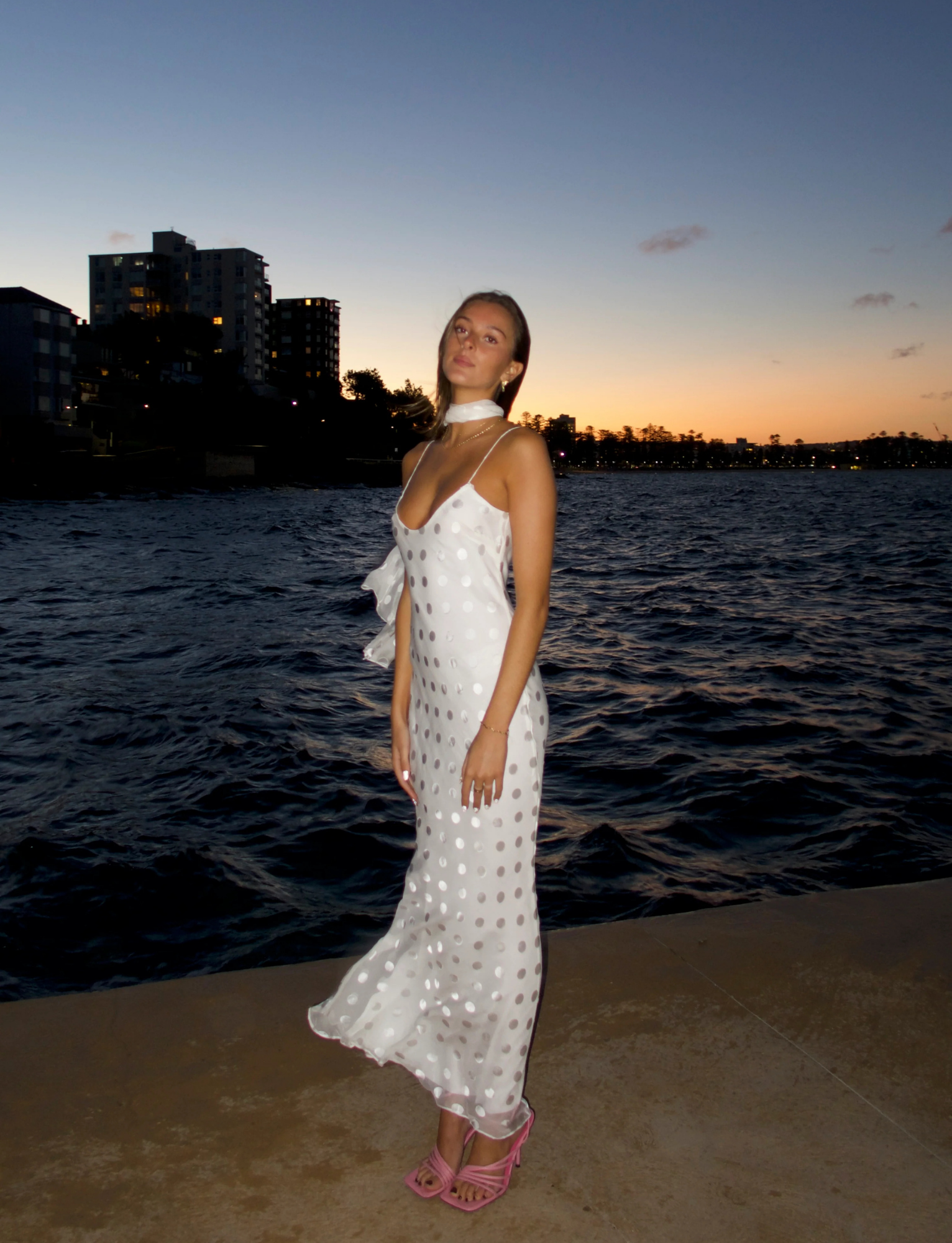 Sadie Slip Dress | White image 0